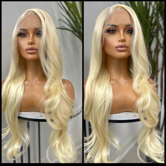 Human Hair Blended Lace Front Wig
